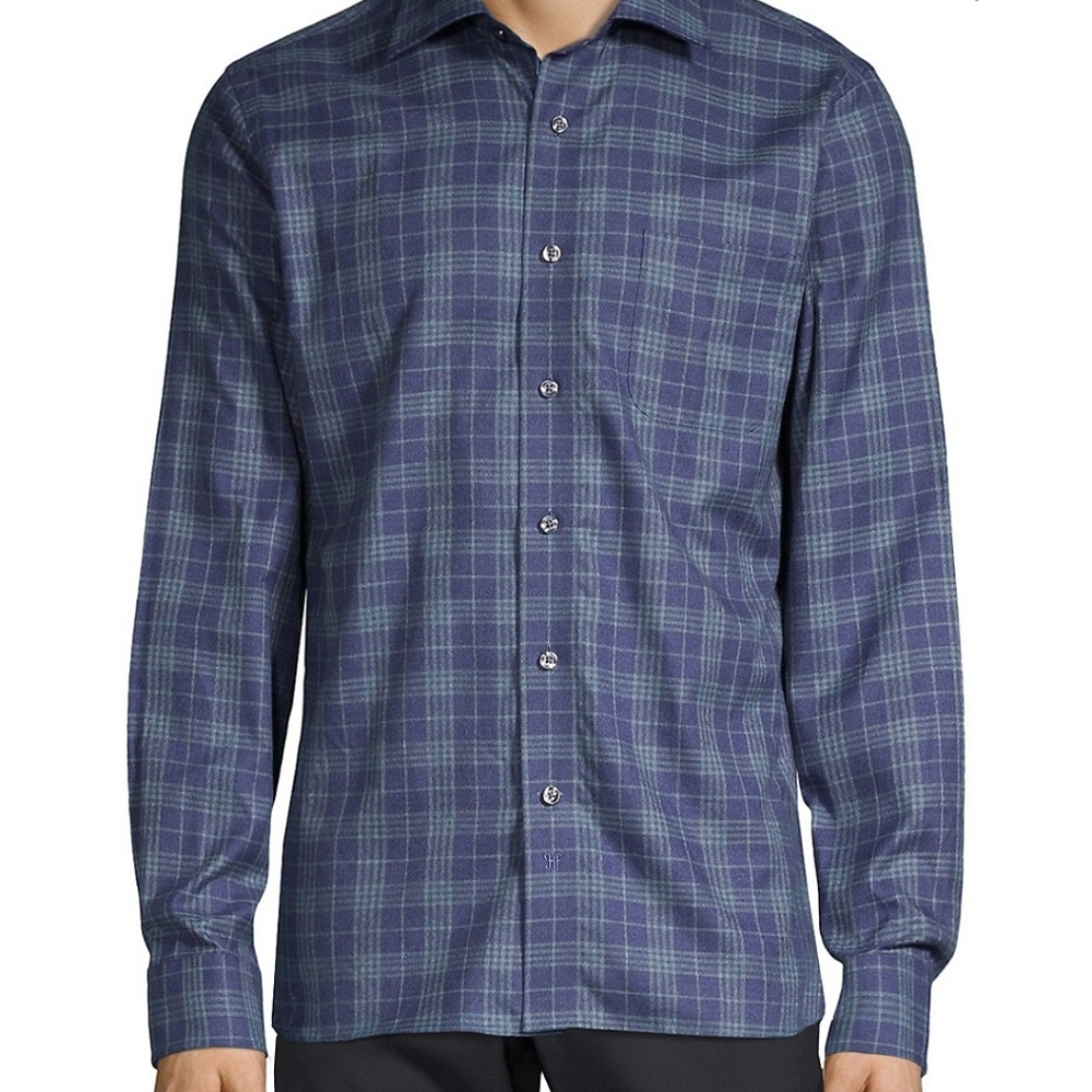 Hickey Freeman long sleeve sport shirt, NWT